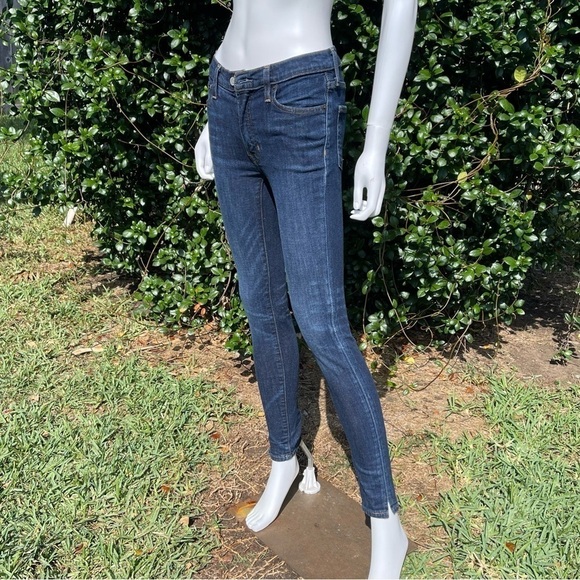 FRYE Skinny Low Rise Dark Wash Whiskered Honeycomb Size 25 Jeans - Picture 9 of 10